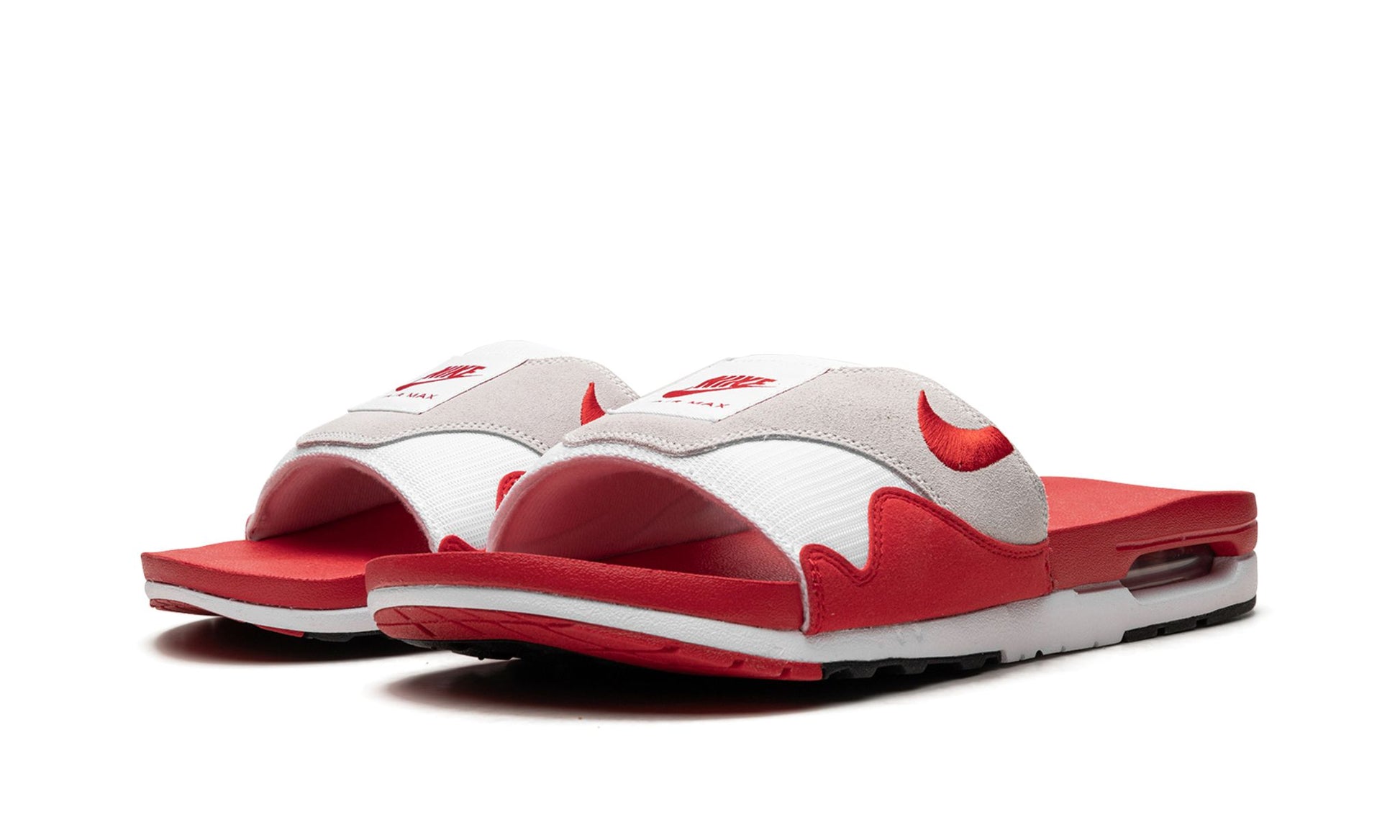 Nike Air Max 1 Slide White University Red