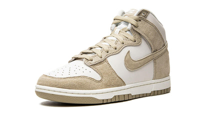 Nike Dunk High Tan Suede White