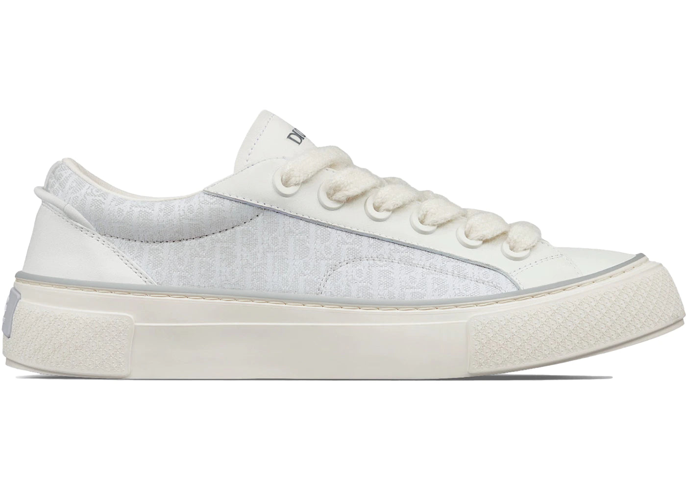 Dior B33 Sneaker White Smooth Calfskin Oblique Jacquard