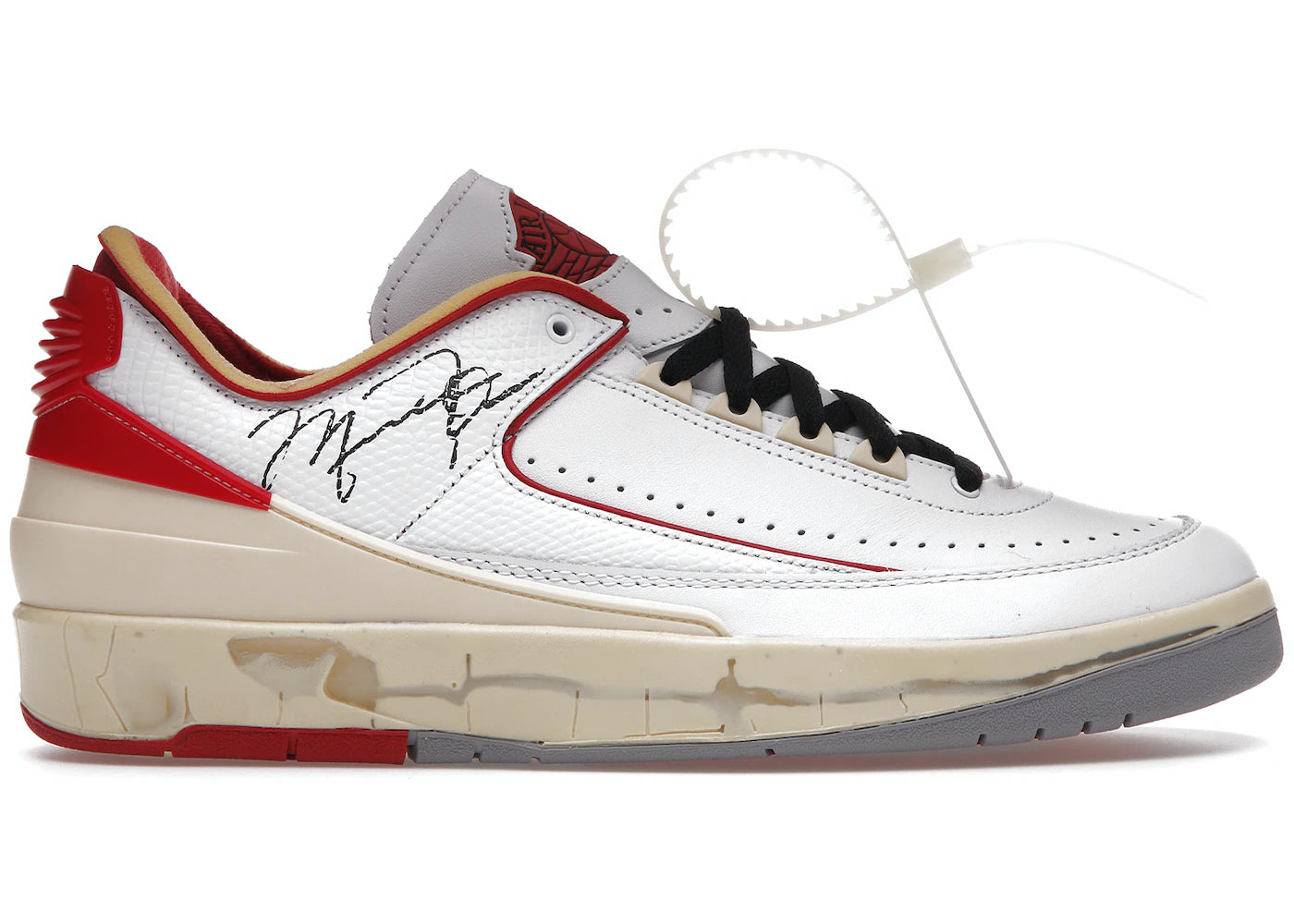 Jordan 2 Retro Low SP Off-White White Red