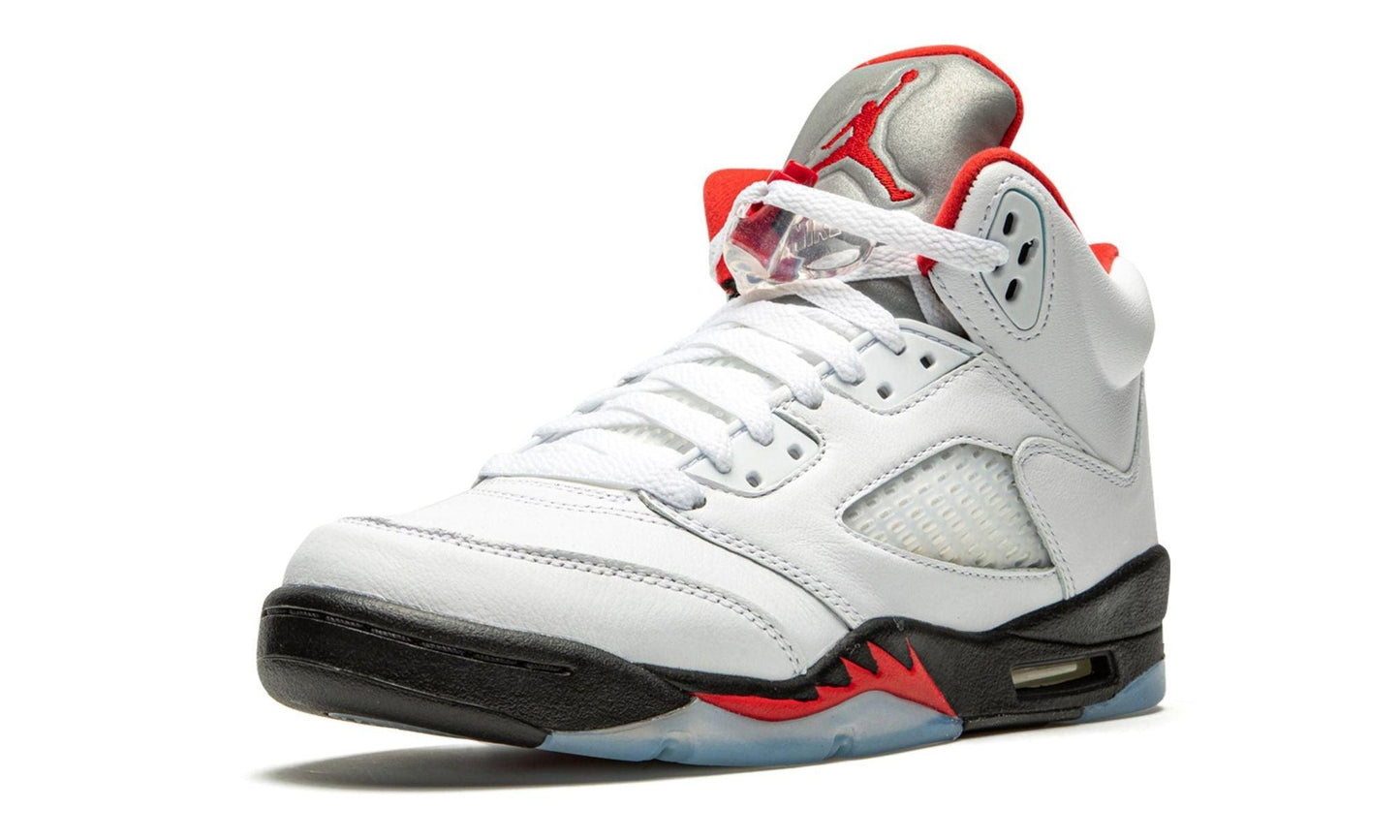 Jordan 5 Retro Fire Red Silver Tongue (2020) (GS)