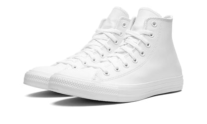 Converse Chuck Taylor All-Star Leather Hi White Monochrome