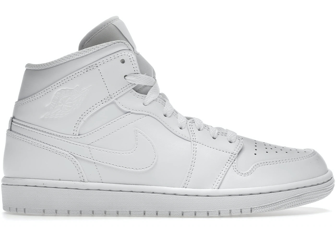 Jordan 1 Mid Triple White (2022)