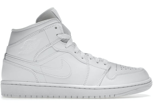 Jordan 1 Mid Triple White (2022)