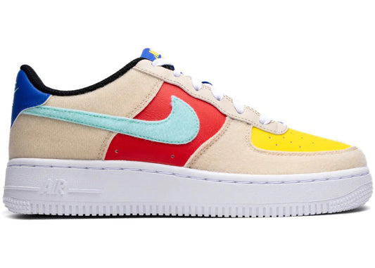 Nike Air Force 1 Low Multi-Color Velcro (GS)