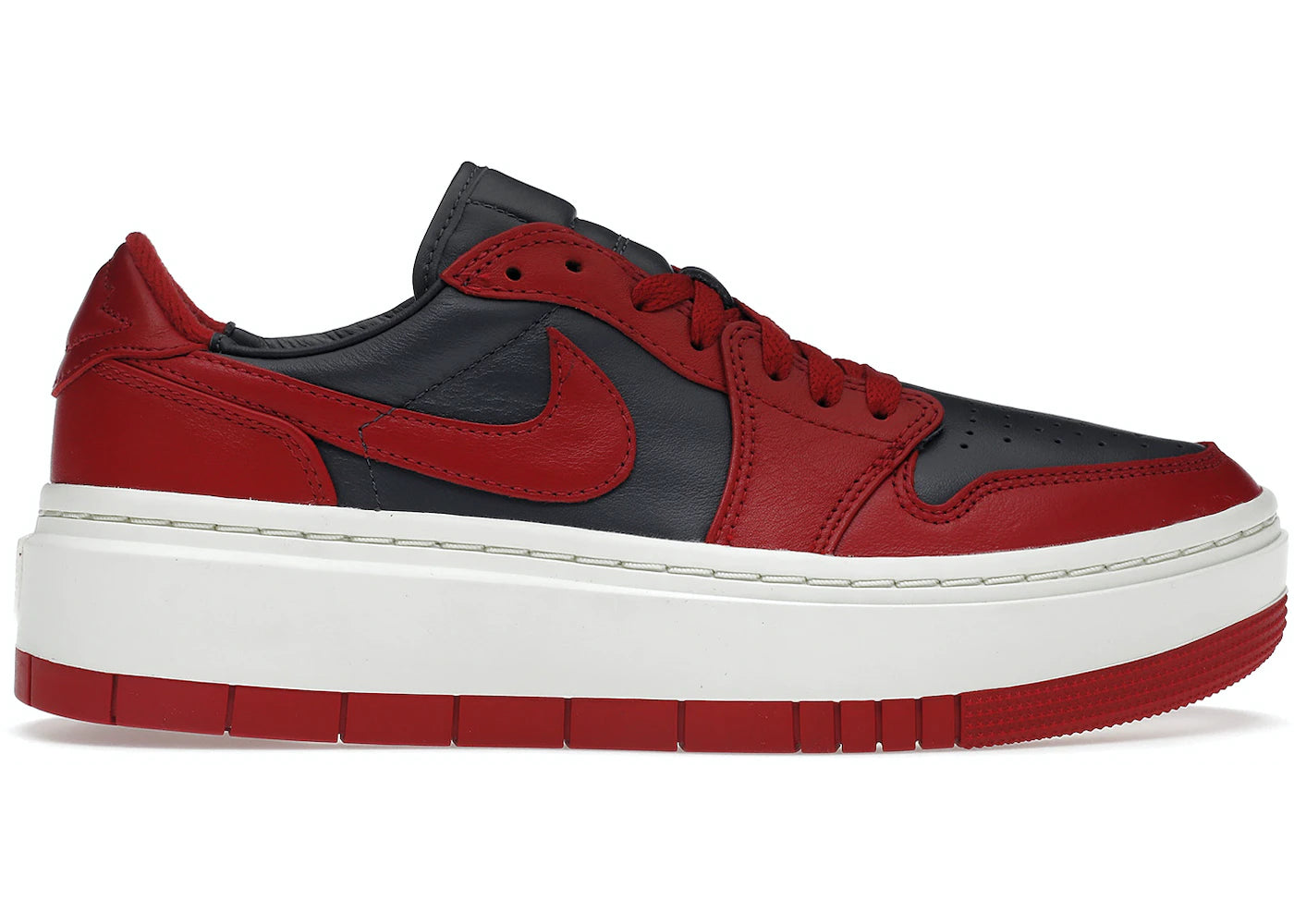 Jordan 1 Elevate Low Dark Grey Varsity Red (Women's)