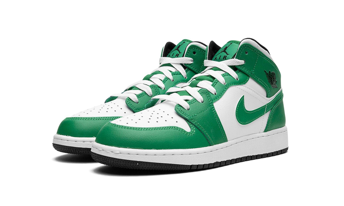 Jordan 1 Mid Lucky Green (GS)