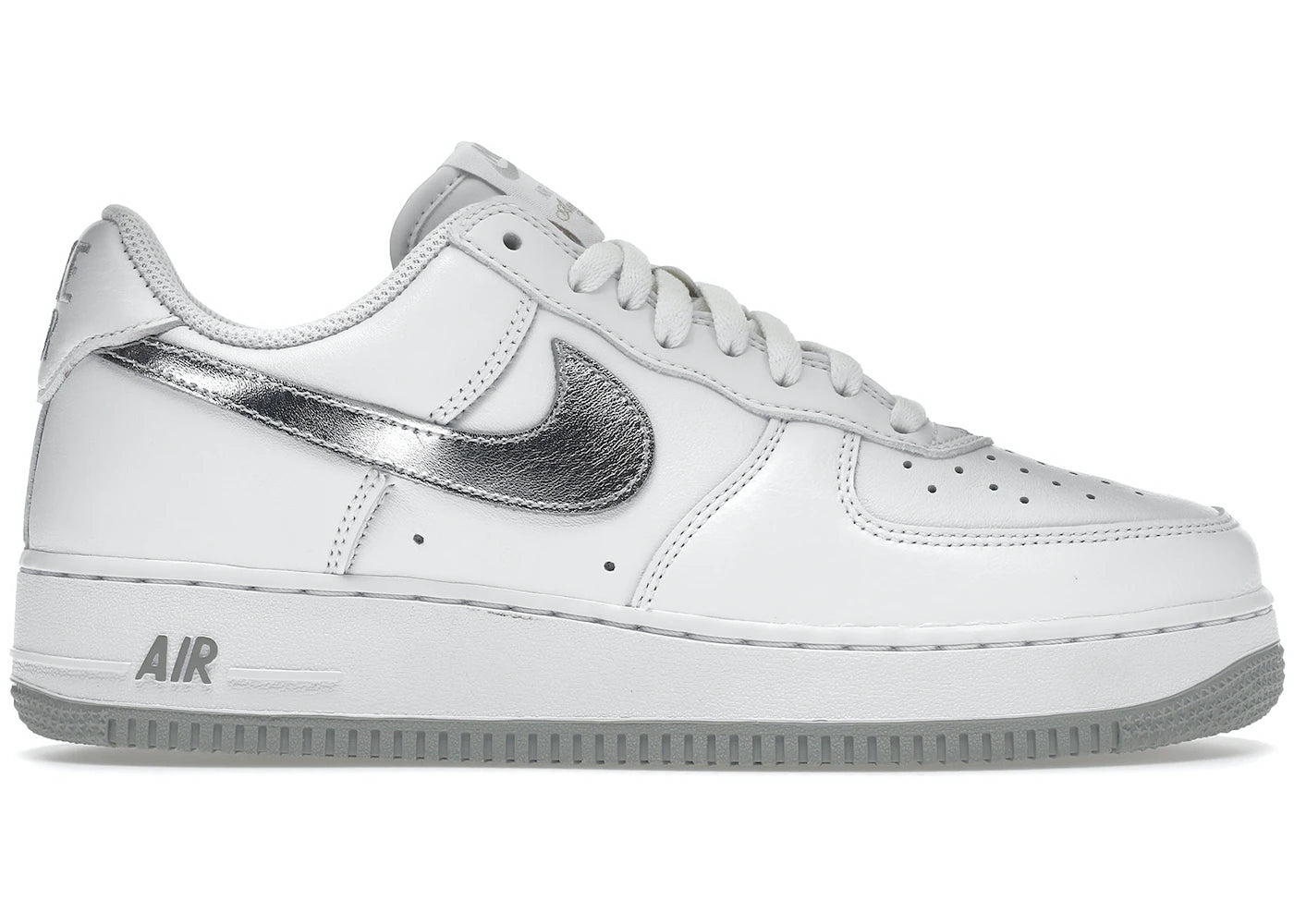 Nike Air Force 1 '07 Low Color of the Month White Metallic Silver