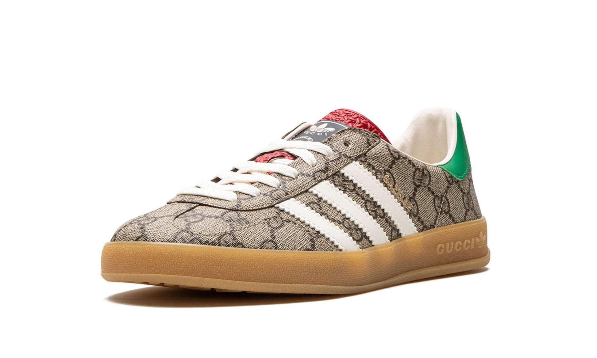 adidas x Gucci Gazelle Beige GG Monogram