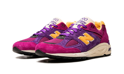 New Balance 990v2 MiUSA Teddy Santis Purple Yellow