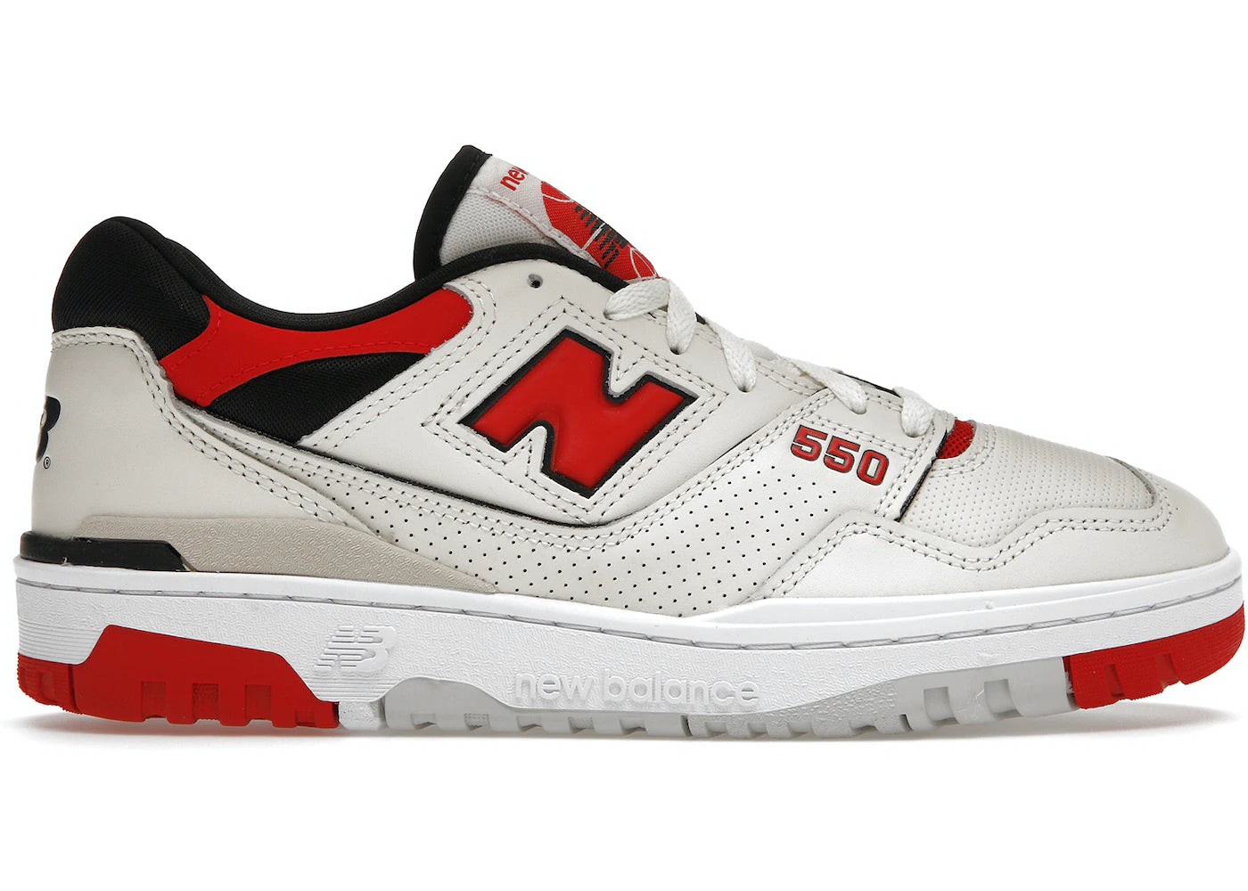 New Balance 550 Sea Salt True Red