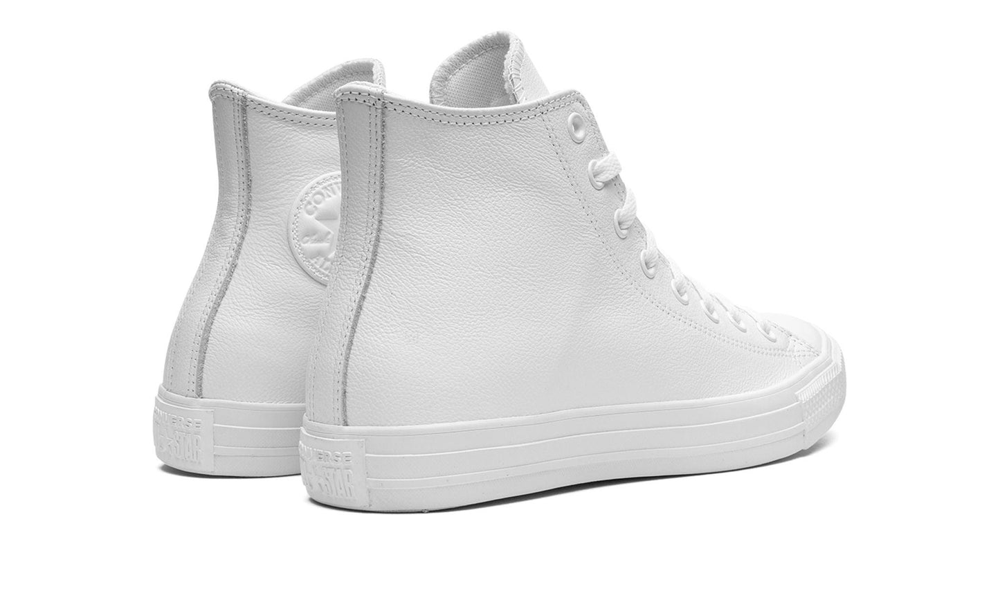 Converse Chuck Taylor All-Star Leather Hi White Monochrome