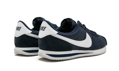 Nike Cortez Basic Nylon Obsidian White-Metallic Silver