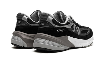 New Balance 990v6 MiUSA Black Grey White (Women's)