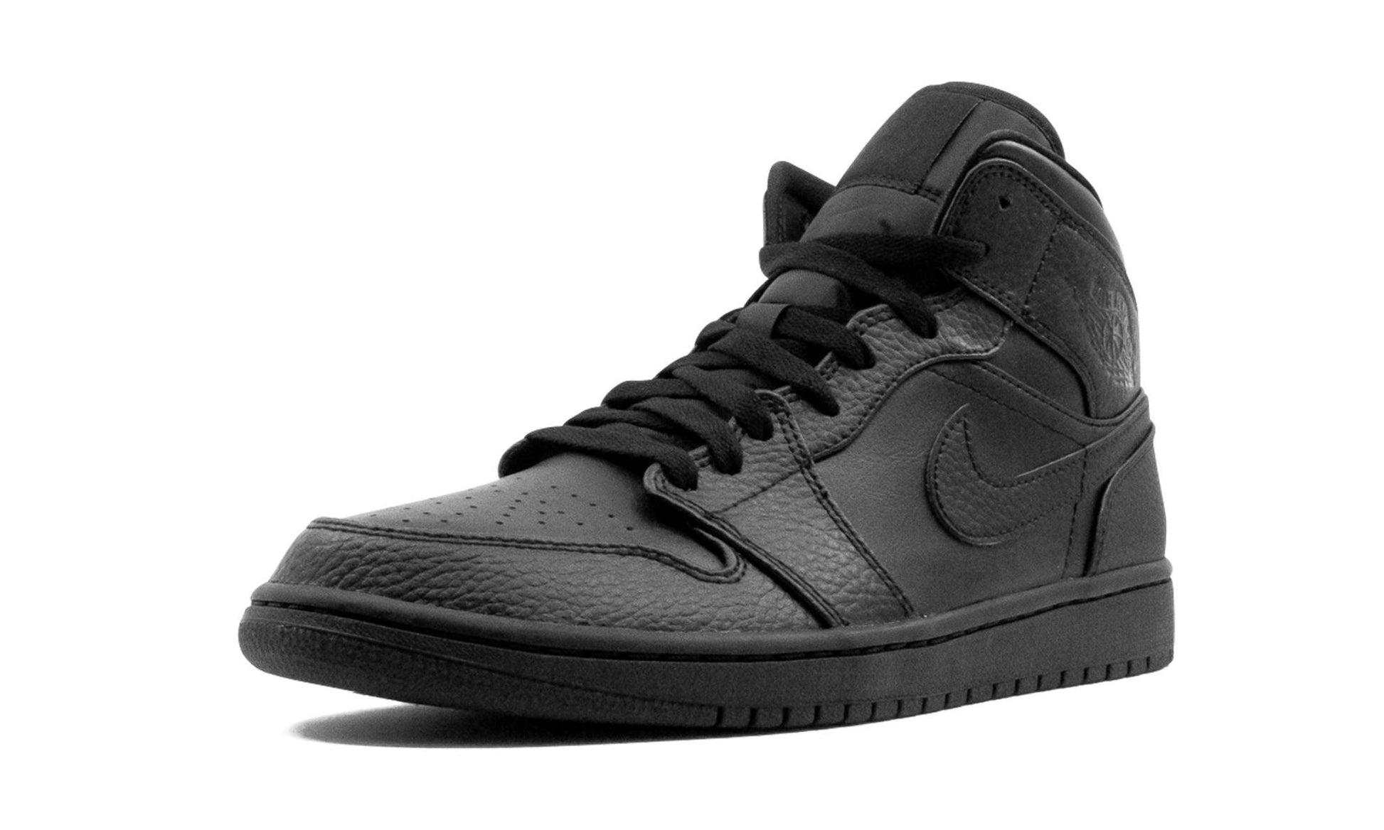 Jordan 1 Mid Triple Black