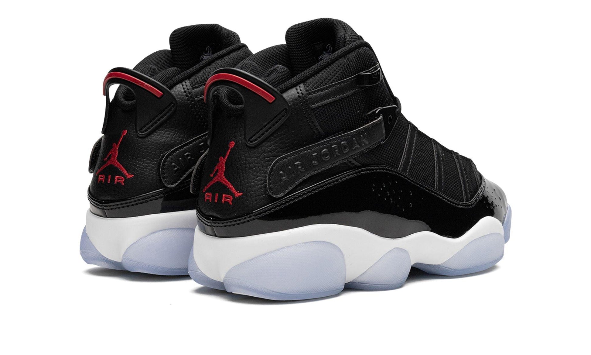 Jordan 6 Rings Black Gym Red