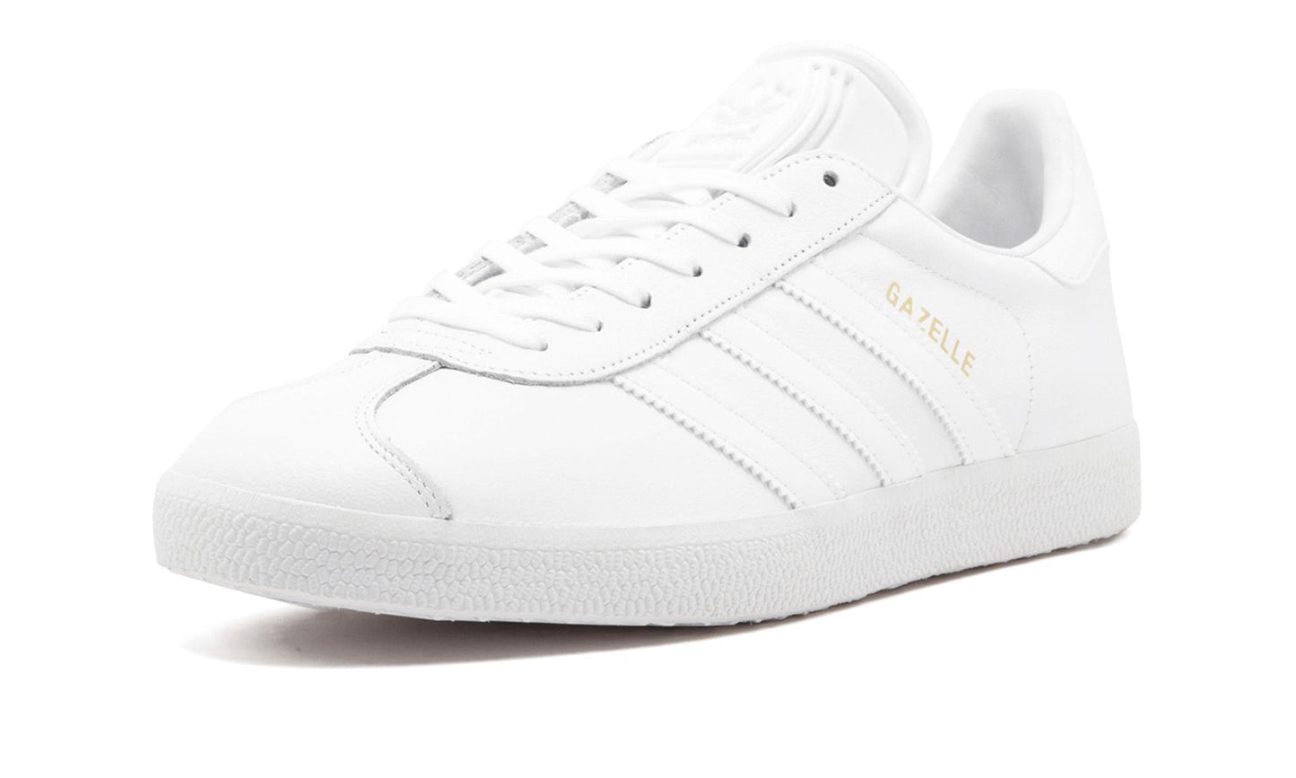 adidas Gazelle White/White-Gold Metallic