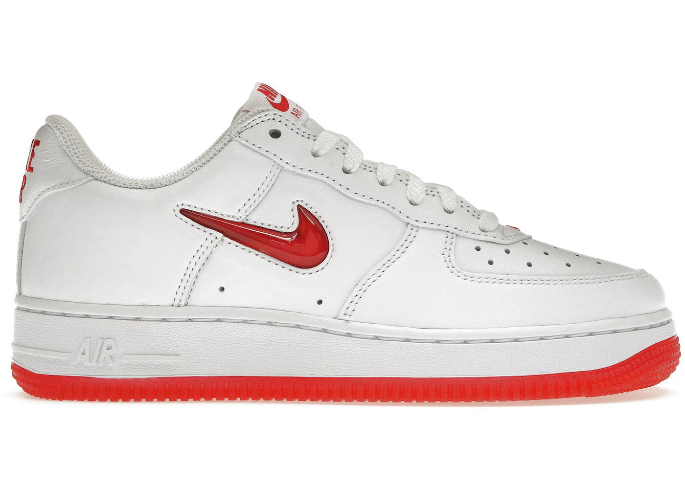 Nike Air Force 1 Low '07 Retro Color of the Month Jewel Swoosh University Red