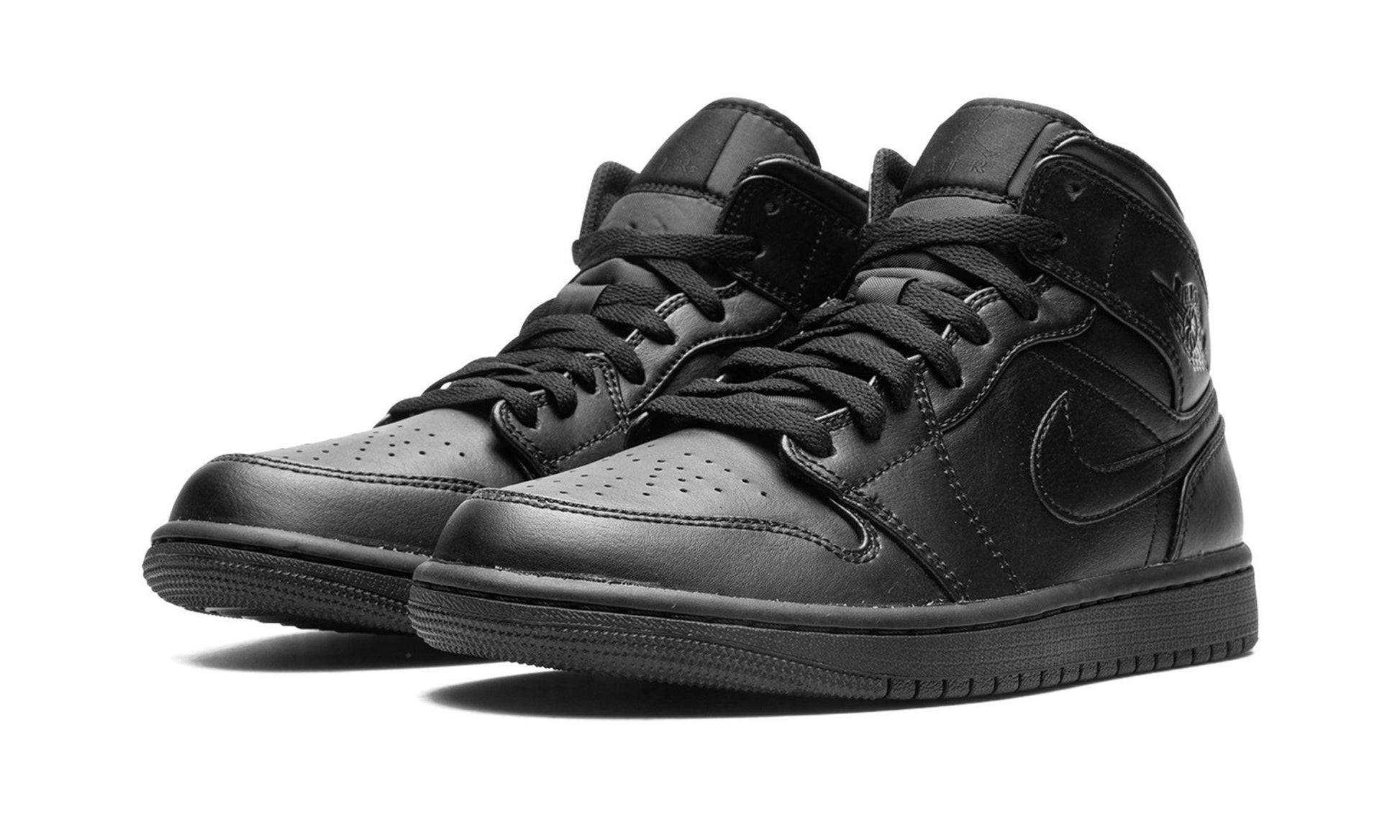 Jordan 1 Mid Triple Black (2022)