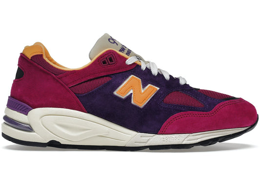 New Balance 990v2 MiUSA Teddy Santis Purple Yellow