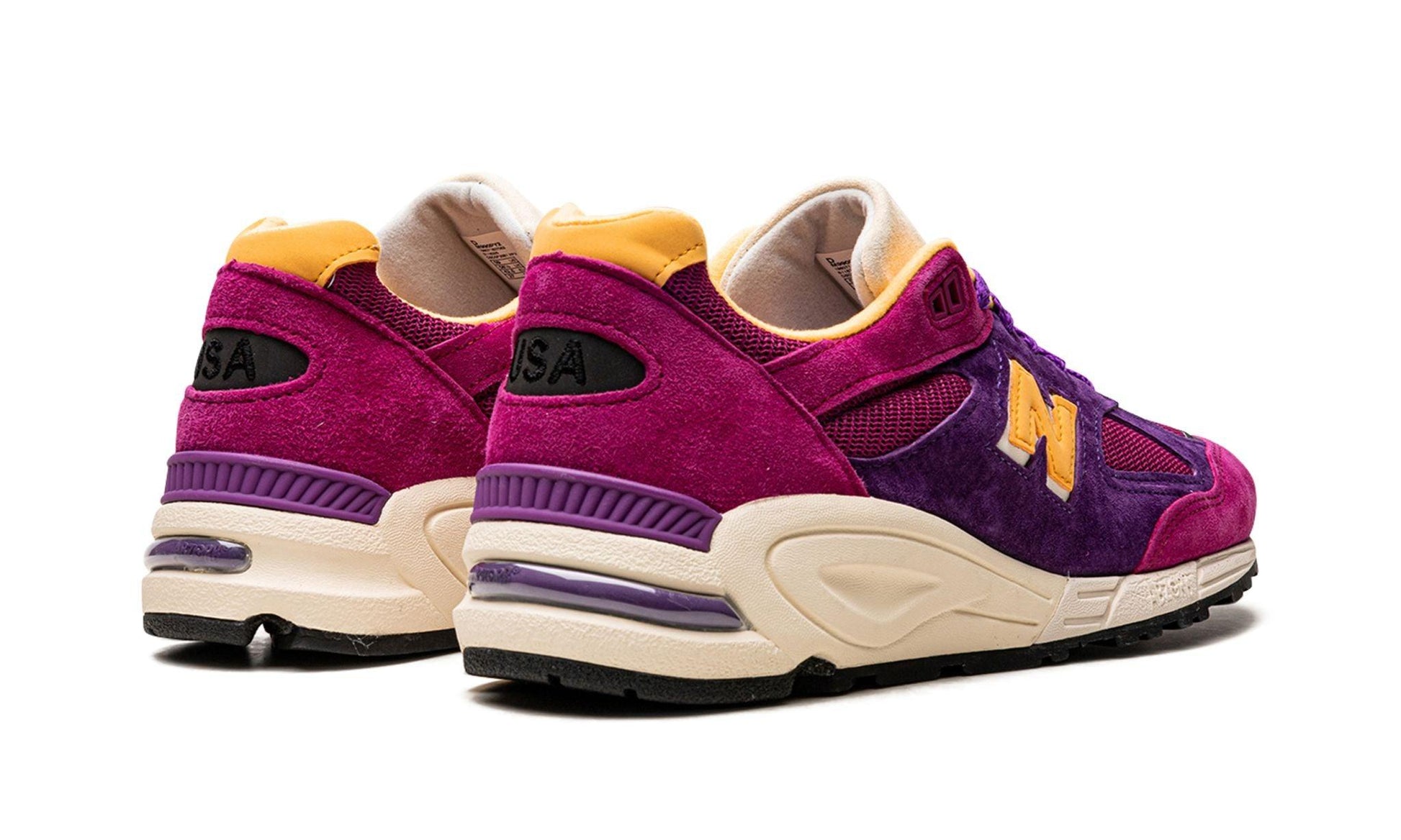 New Balance 990v2 MiUSA Teddy Santis Purple Yellow