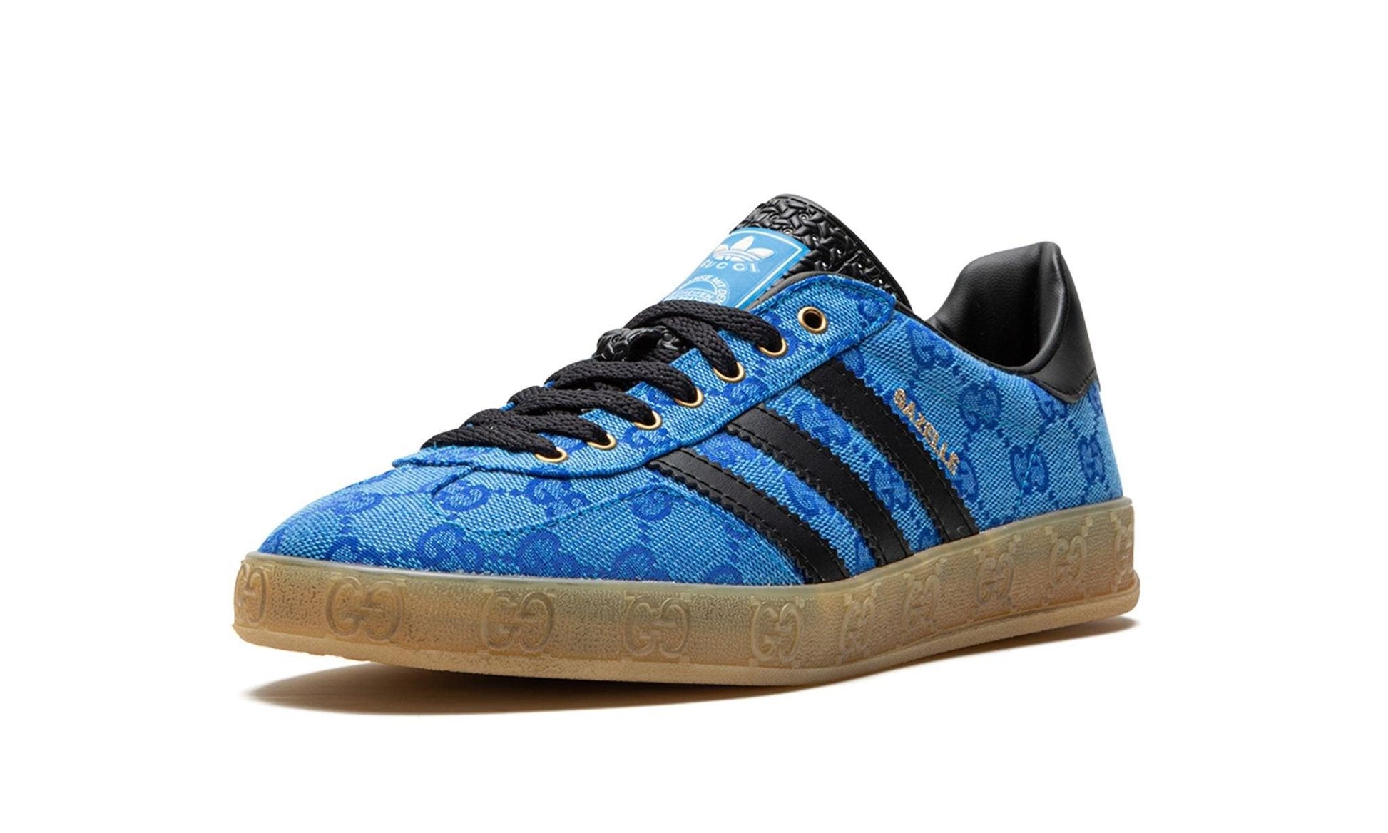 adidas x Gucci Gazelle Blue GG Monogram