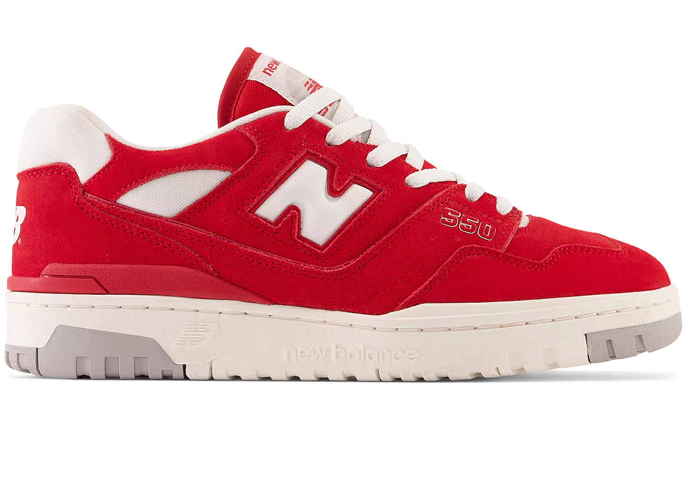 New Balance 550 Suede Pack Team Red