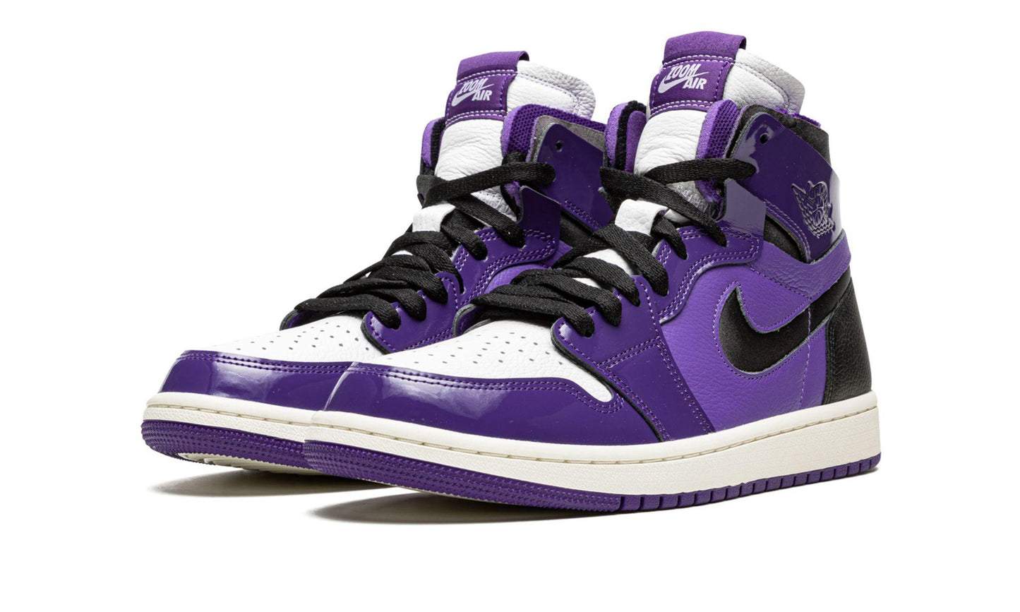 Jordan 1 High Zoom Air CMFT Purple Patent (Women's)