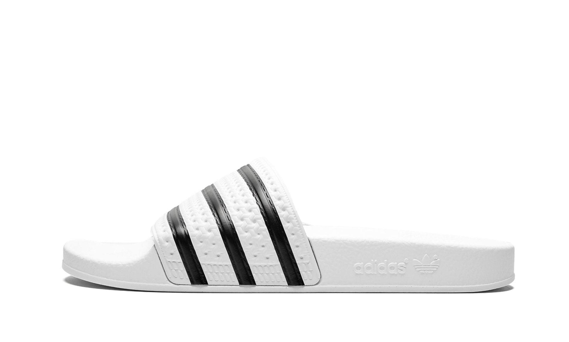 adidas Adilette White Core Black White