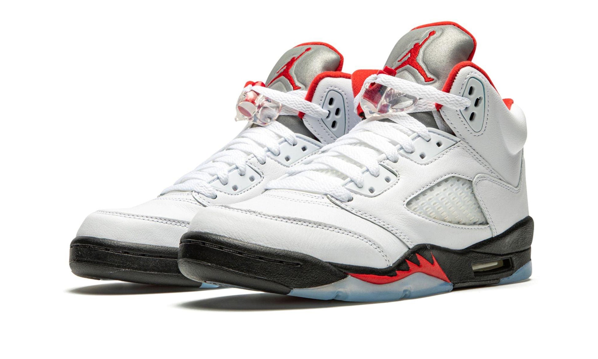 Jordan 5 Retro Fire Red Silver Tongue (2020) (GS)