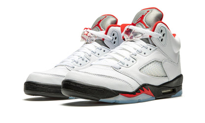 Jordan 5 Retro Fire Red Silver Tongue (2020) (GS)