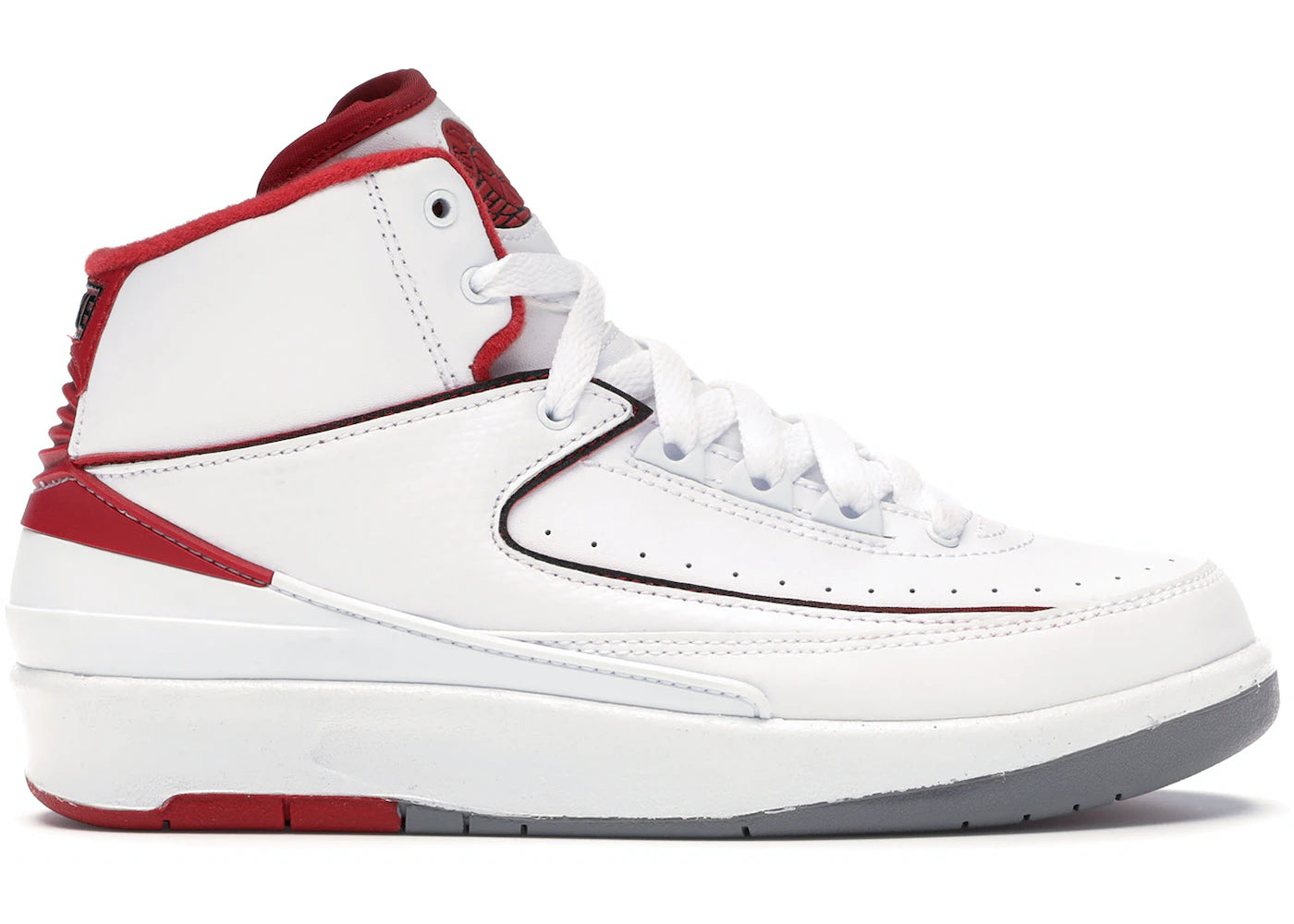 Jordan 2 Retro White Red (2014) (GS)