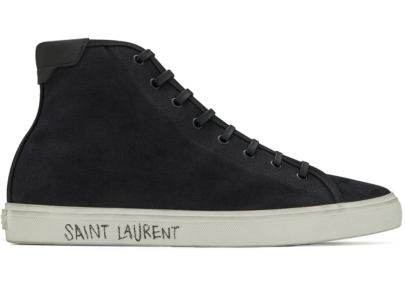 Saint Laurent Malibu Mid Black White