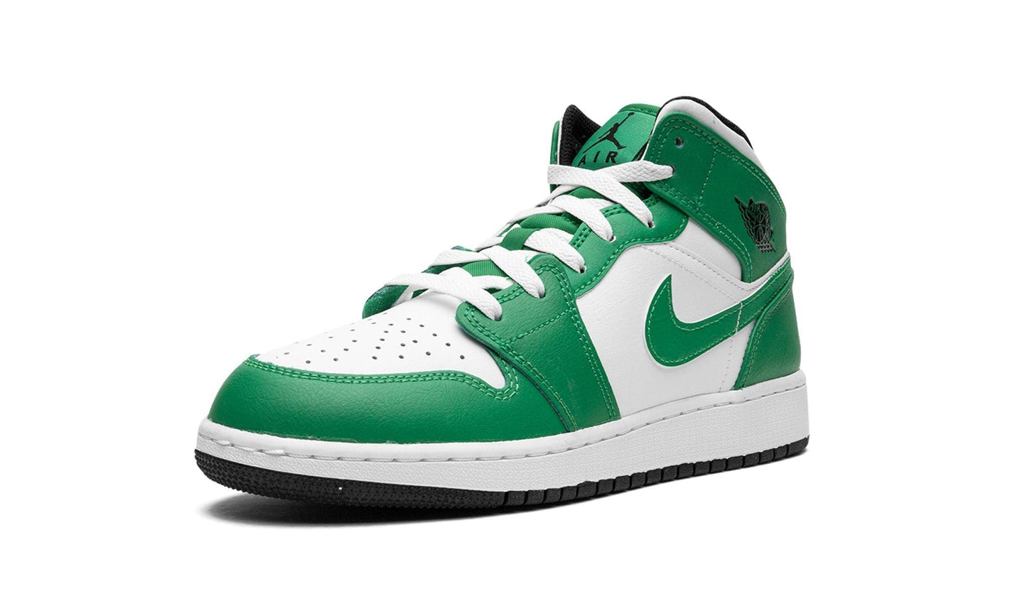 Jordan 1 Mid Lucky Green (GS)