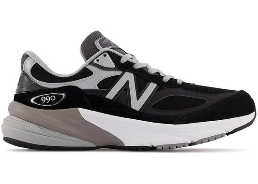 New Balance 990v6 MiUSA Black Grey White (Women's)