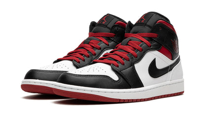 Jordan 1 Mid Gym Red Black Toe