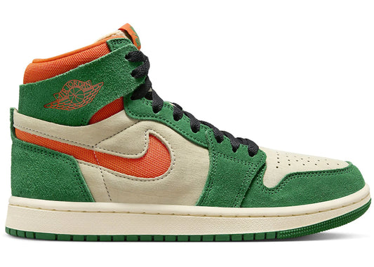 Jordan 1 High Zoom Air CMFT 2 Pine Green Orange Blaze (Women's)