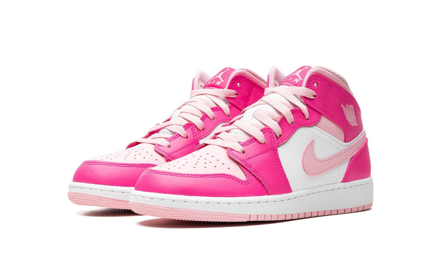 Jordan 1 Mid Fierce Pink (GS)