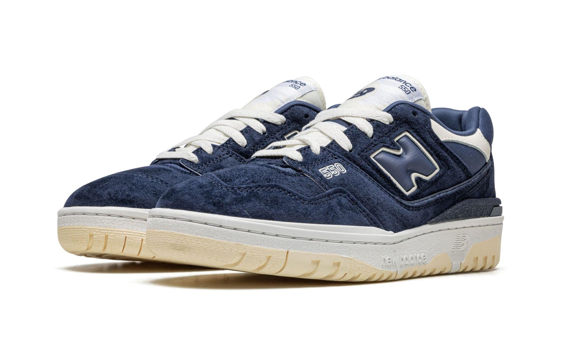 New Balance 550 Natural Indigo Suede