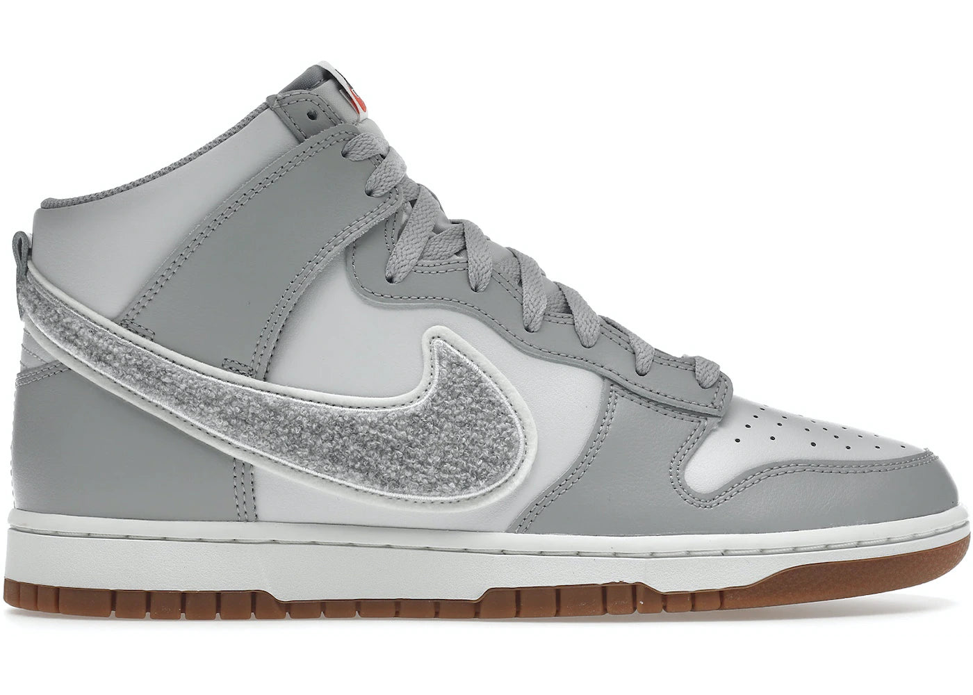 Nike Dunk High University Chenille Swoosh Light Smoke Grey