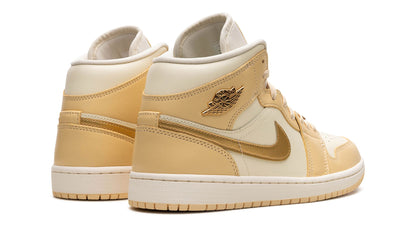 Jordan 1 Mid SE Pale Vanilla Metallic Gold (Women's)