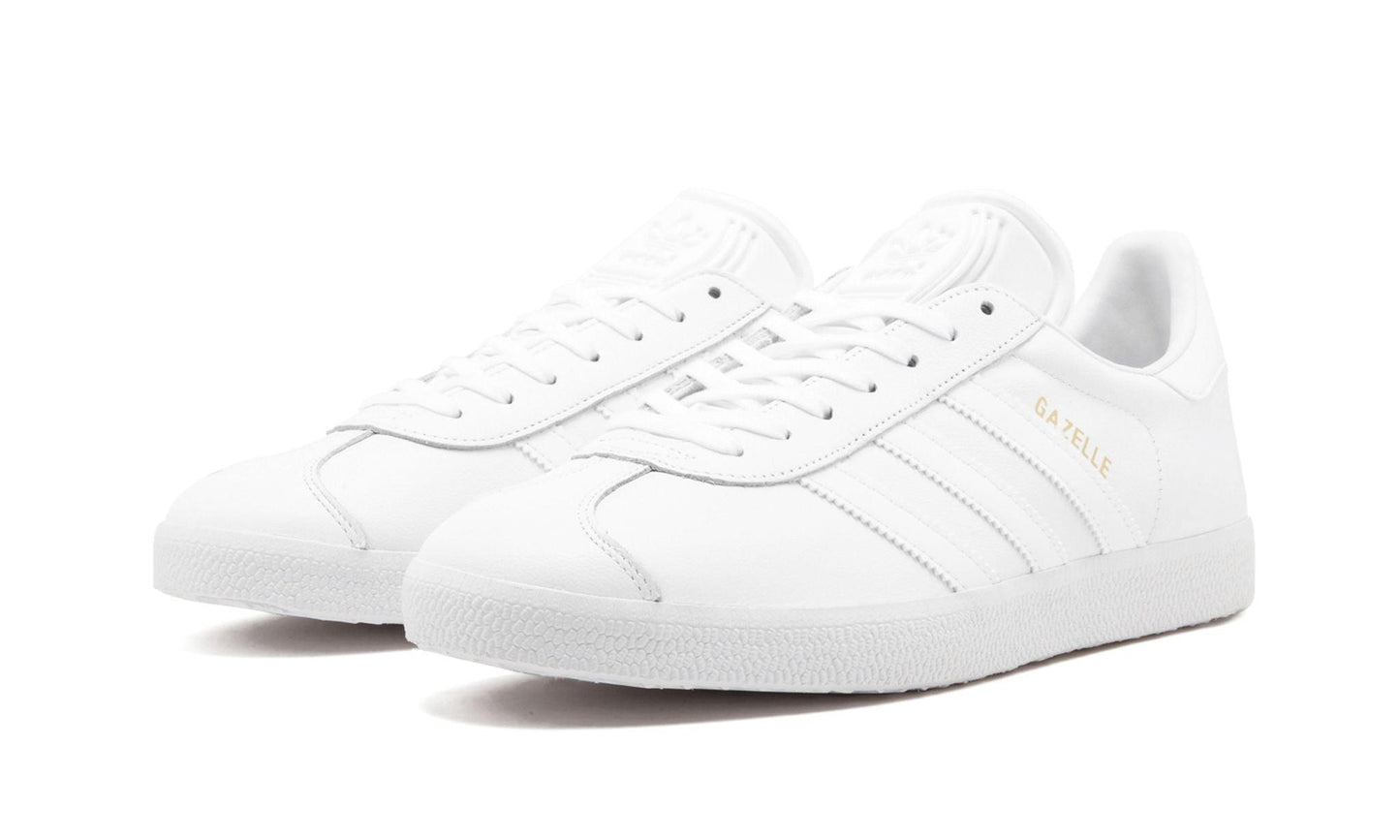 adidas Gazelle White/White-Gold Metallic