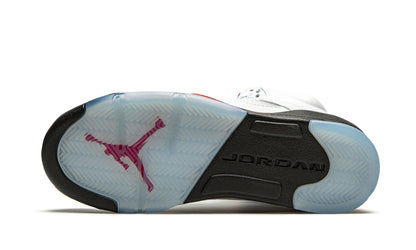 Jordan 5 Retro Fire Red Silver Tongue (2020) (GS)