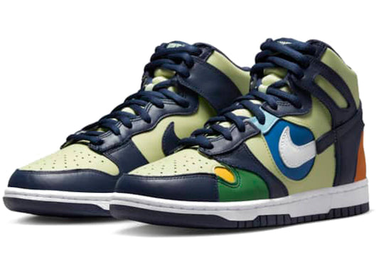 Nike Dunk High See Through Pistachio Midnight Navy (Women's)