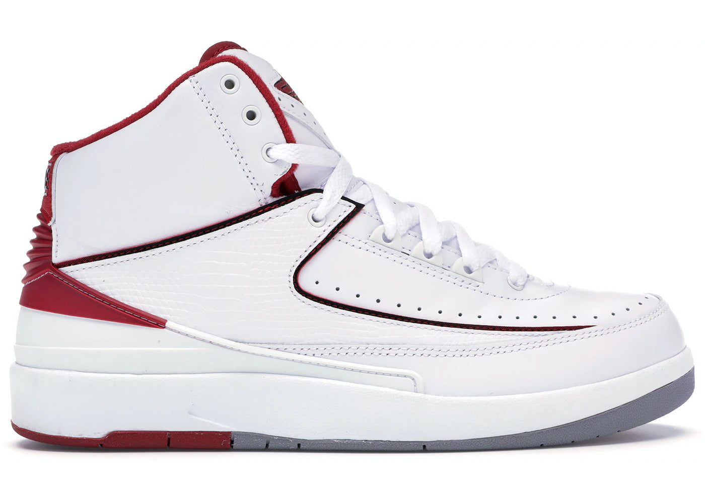 Jordan 2 Retro White Red (2014)