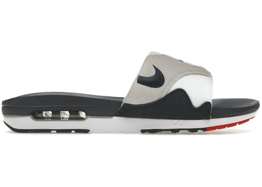 Nike Air Max 1 Slide Obsidian University Red