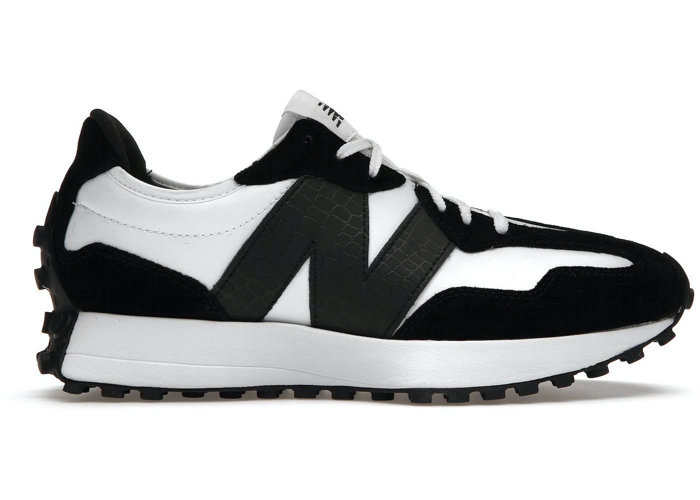 New Balance 327 Black White Black (Women's)